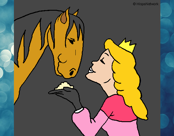 Princesa y caballo