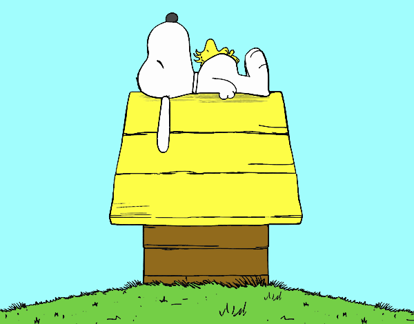 Snoopy durmiendo