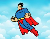 Superman volando