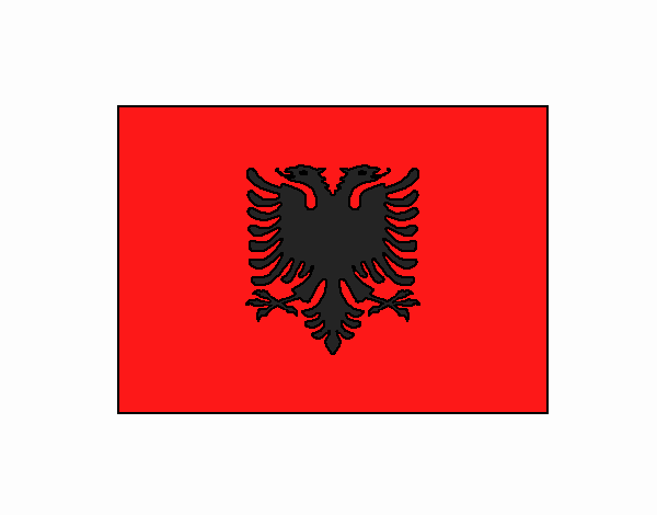 BANDERA ALBANIA