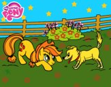 Applejack y Winona