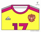 Camiseta del mundial de fútbol 2014 de Rusia