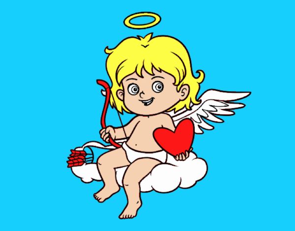 Cupido en una nube