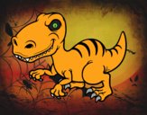 Dinosaurio velociraptor