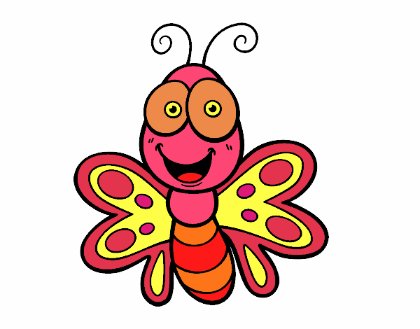 Mariposa sonriente