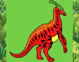 Parasaurolofus con rayas