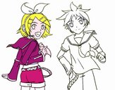 Rin y Len Kagamine Vocaloid