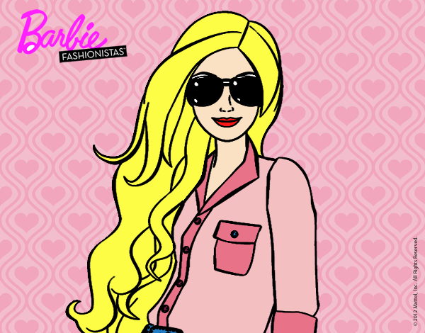 Barbie con gafas de sol