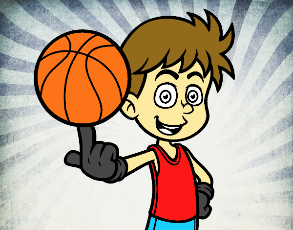 Jugador de baloncesto junior