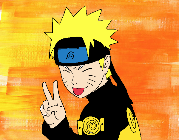 naruto sacando la lengua