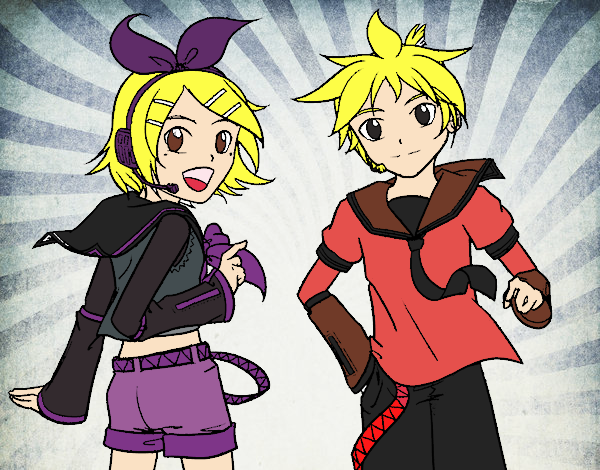 Rin y Len Kagamine Vocaloid