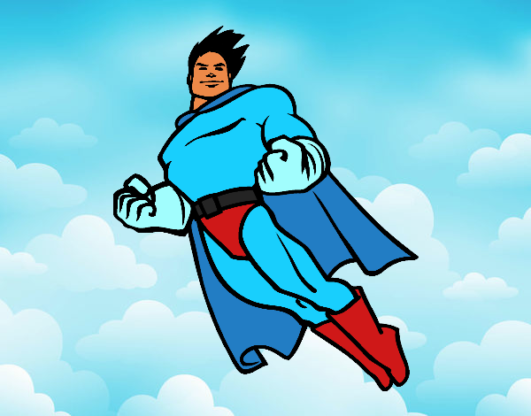 Superman volando