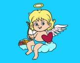 Cupido en una nube