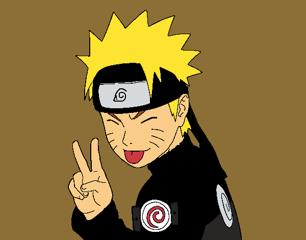 Naruto sacando lengua