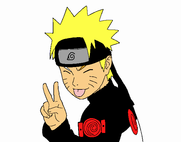 Naruto sacando lengua