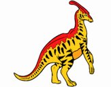 Parasaurolofus con rayas