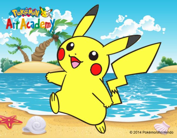 Pikachu en Pokémon Art Academy