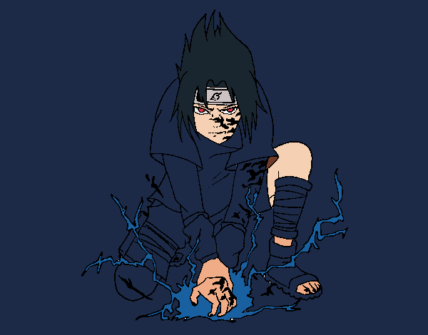 sasuke con chidori