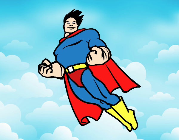 Superman volando