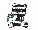 Un oso panda