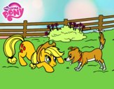 Applejack y Winona