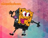 Bob Esponja saludando