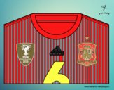 Camiseta del mundial de fútbol 2014 de España