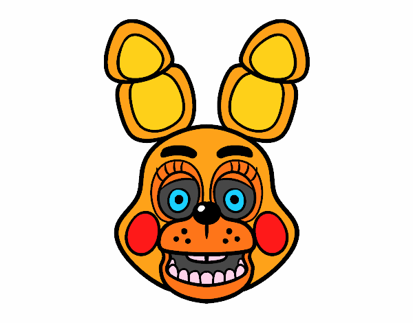 Cara de Toy Bonnie de Five Nights at Freddy's