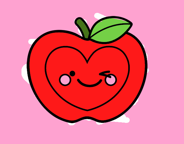 Manzana corazón