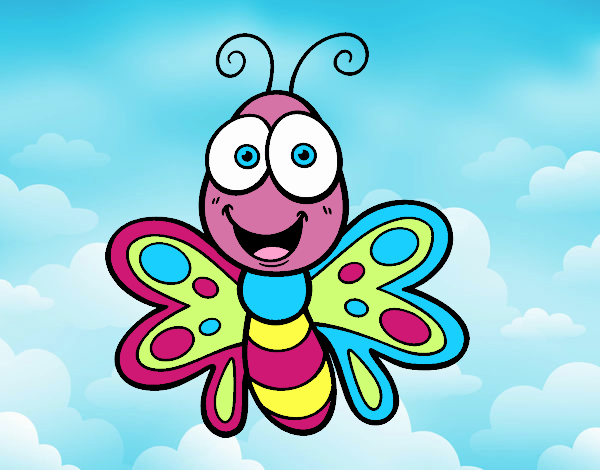 Mariposa sonriente