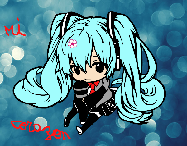 Miku Chibi vocaloid