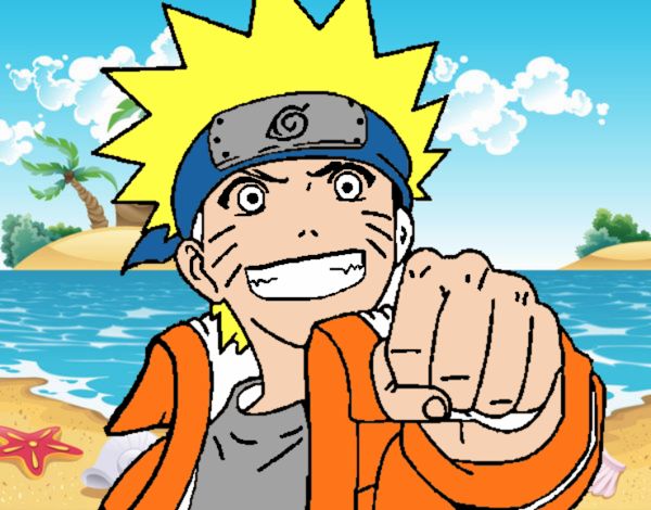 Naruto alegre