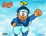 Nobita Holmes volando