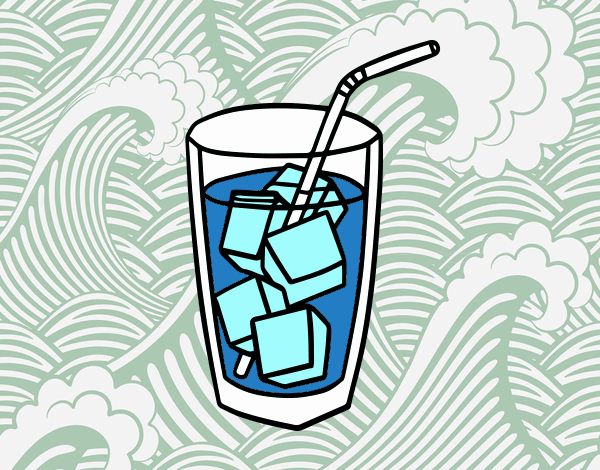 Un vaso de refresco