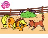 Applejack y Winona