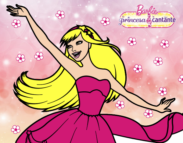 barbie    la princesa en cantada              