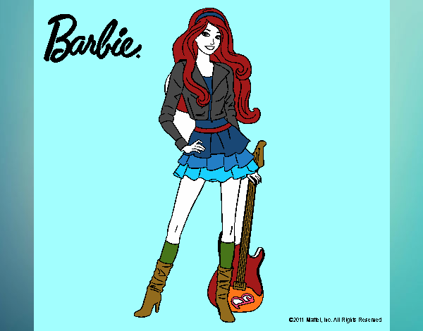 Barbie roquera 