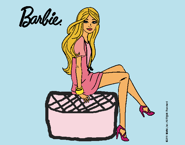 Barbie sentada