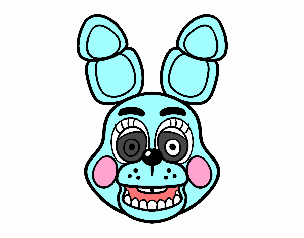 Cara de Toy Bonnie de Five Nights at Freddy's