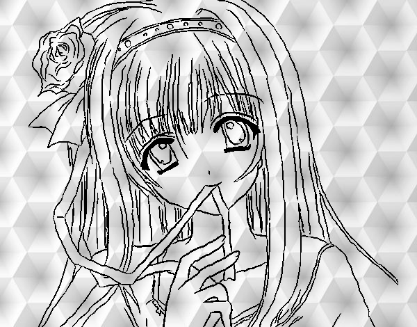 Dibujo de Chica anime pintado por en  el día 06-03-22 a las  04:26:19. Imprime, pinta o colorea tus propios dibujos!