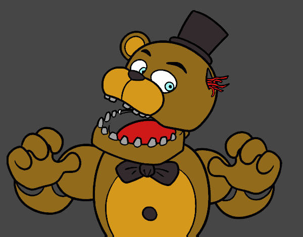 MI DIBUJO DE WITHERED FREDDY