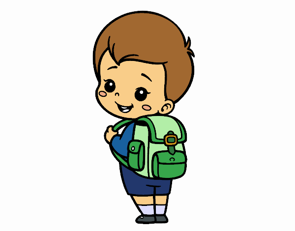 El niño con el bolso 