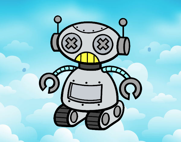 robot  gris