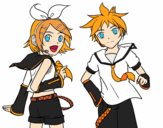 Rin y Len Kagamine Vocaloid