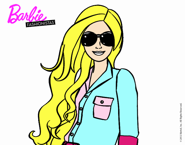 Barbie con gafas de sol