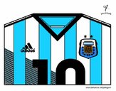 Camiseta del mundial de fútbol 2014 de Argentina