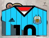 Camiseta del mundial de fútbol 2014 de Argentina