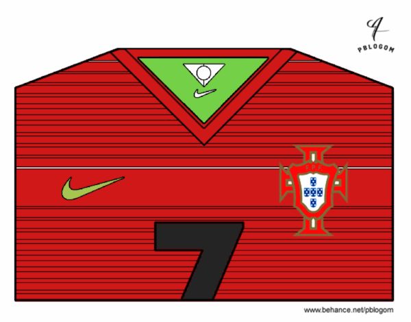 Camiseta del mundial de fútbol 2014 de Portugal