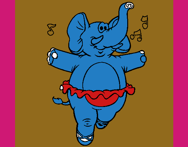 Elefante con tutú