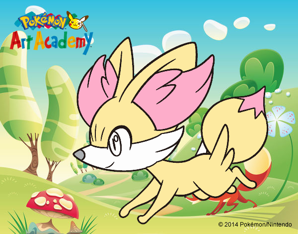 Fennekin corriendo